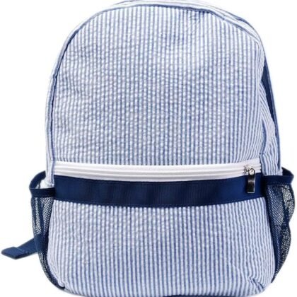 Toddler Backpack, Seersucker Preppy Backpack, Classic Cute Kids School Bookbag Preschool Kindergarten Children Bag