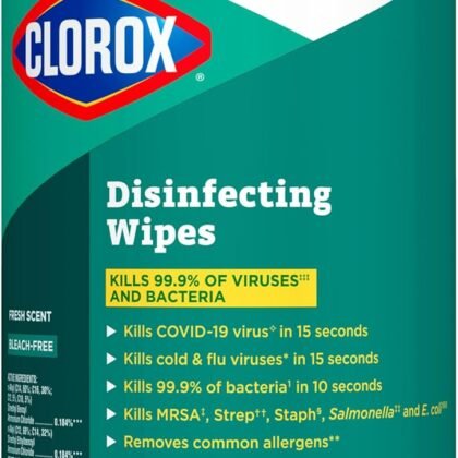 CloroxPro Clorox Disinfecting Wipes, Fresh Scent, 75 Count (Package May Vary)