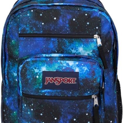 JanSport Laptop Backpack - Computer Bag with 2 Compartments, Ergonomic Shoulder Straps, 15” Laptop Sleeve, Haul Handle - Cyberspace Galaxy