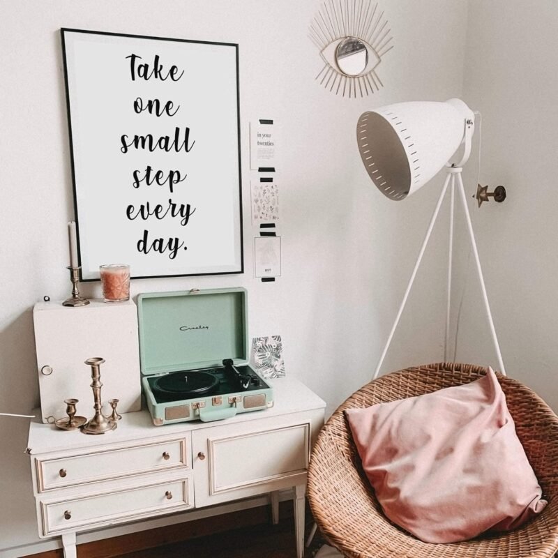 Personalized Canvas Wall Art Quotes and Text Living Room Decor Custom Inspirational Poster Bedroom Wall Decor Unique Customized Motivational Framed Quotes Wall Decorations (Canvas 11"x14") - Image 4