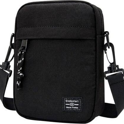 Small Crossbody Bag Shoulder Bag For Men, Women Mini Messenger Bag Water Resistant Satchel Bag for Work Travel
