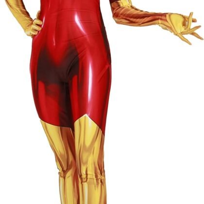 Superhero Cosplay Costume for Womens Halloween Full Set Bodysuits Zentai 3D Style Jumpsuit