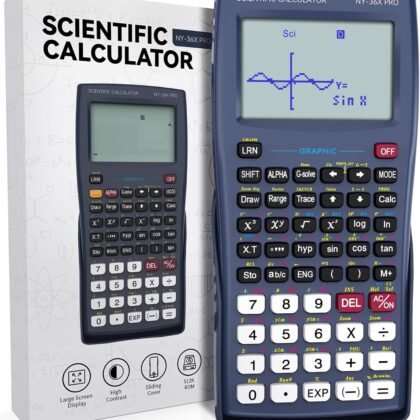 Graphing Scientific Calculators ROATEE 36X Pro Office Calculators for High School with 360 Functions Financial Calculator Desktop, 3-in 14 Digit Display Office Supplies for Student Teacher Engineer
