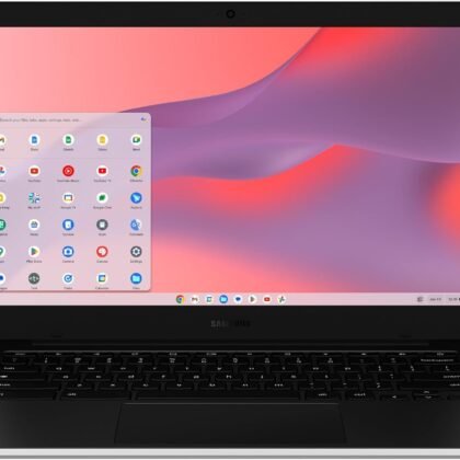 Samsung 14" Galaxy Chromebook Go Laptop PC Computer, Intel Celeron N4500 Processor, 4GB RAM, 64GB Storage, ChromeOS, XE340XDA-KA2US, Student Laptop, Back to School Ready, Silver