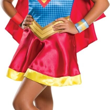 Rubies DC Superhero Girls: Supergirl Costume for Kids, Girl's Large