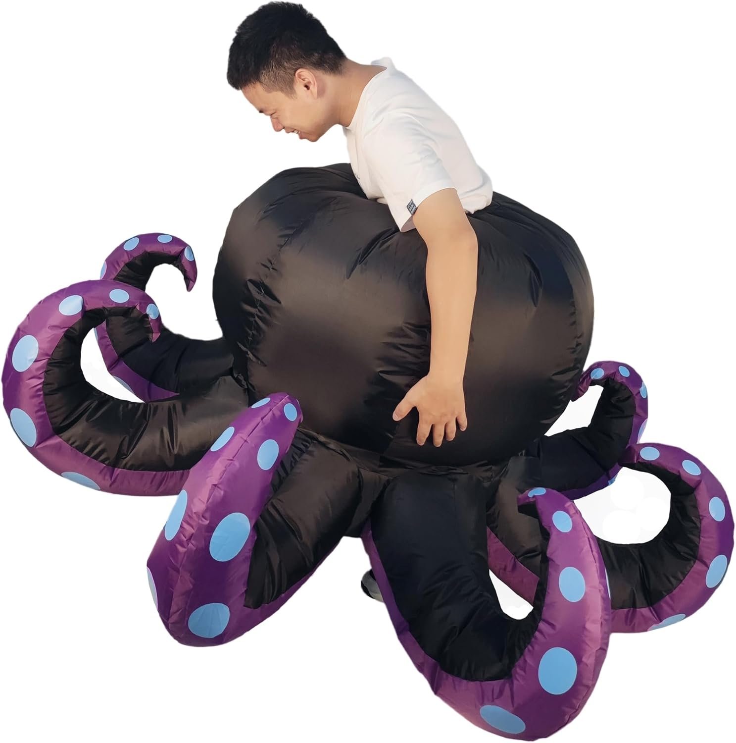 Inflatable Octopus Costume - Funny Blow Up Costume for Halloween, Birthday - Image 4