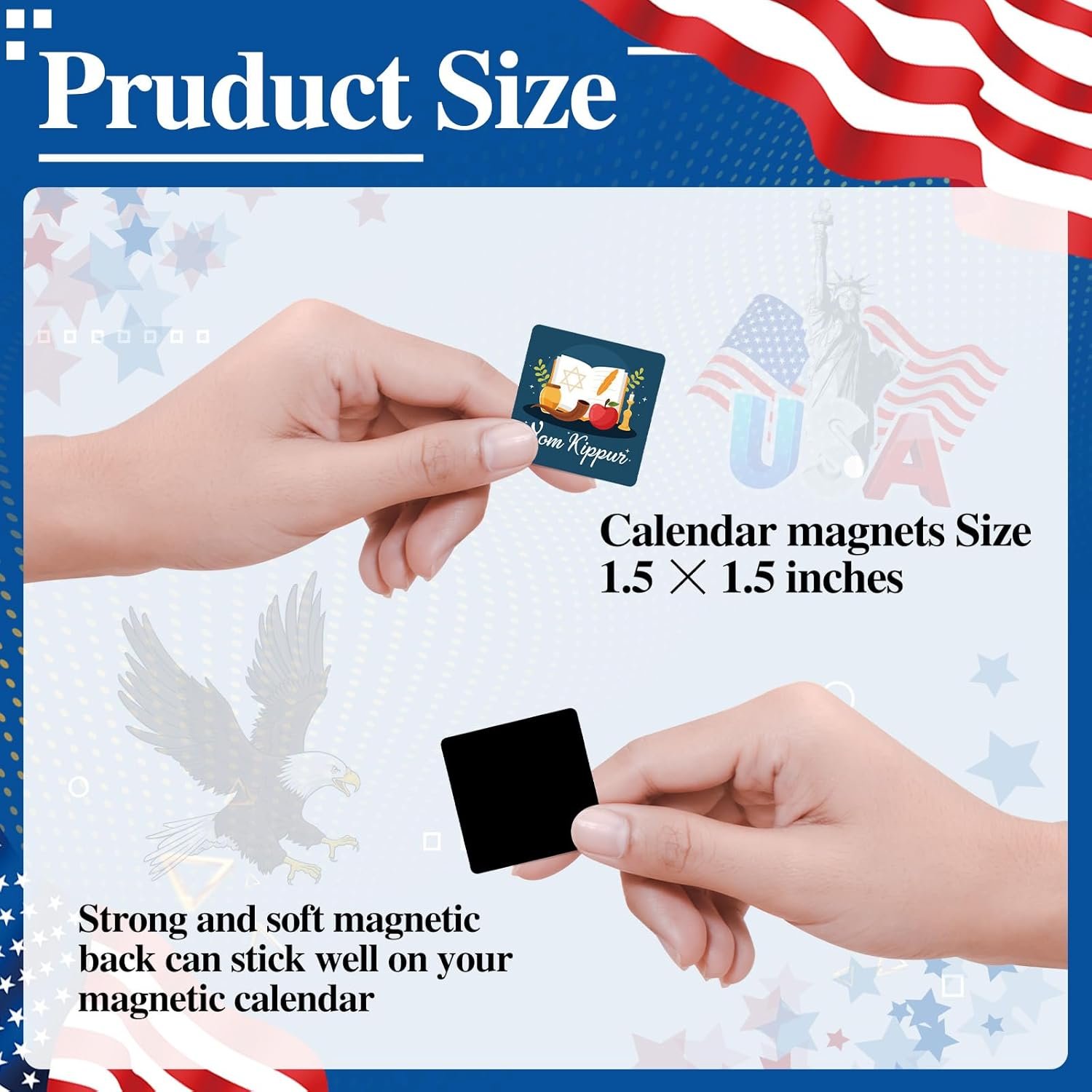 Holiday Magnets for Magnetic Calendar - 42PCS First Day of School Patriot Columbus Day Halloween Calendar Magnet Seasonal Magnetic Calendar for Classroom Home Festival Office Whiteboar - Image 2