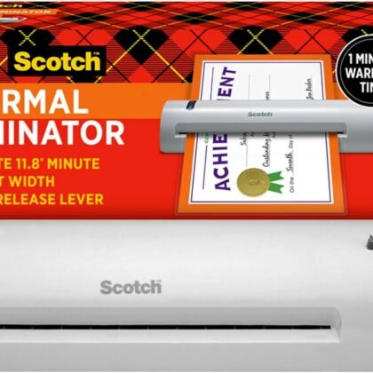 Scotch Thermal Laminator, Extra Wide 13 Inch Input, Ideal for Teachers, Small Offices, or Home (TL1302Z)