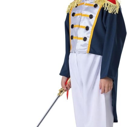 Dress Up America Colonial Costume for Boys - General Napoleon Costume - Historical Dress Up Set for Kids