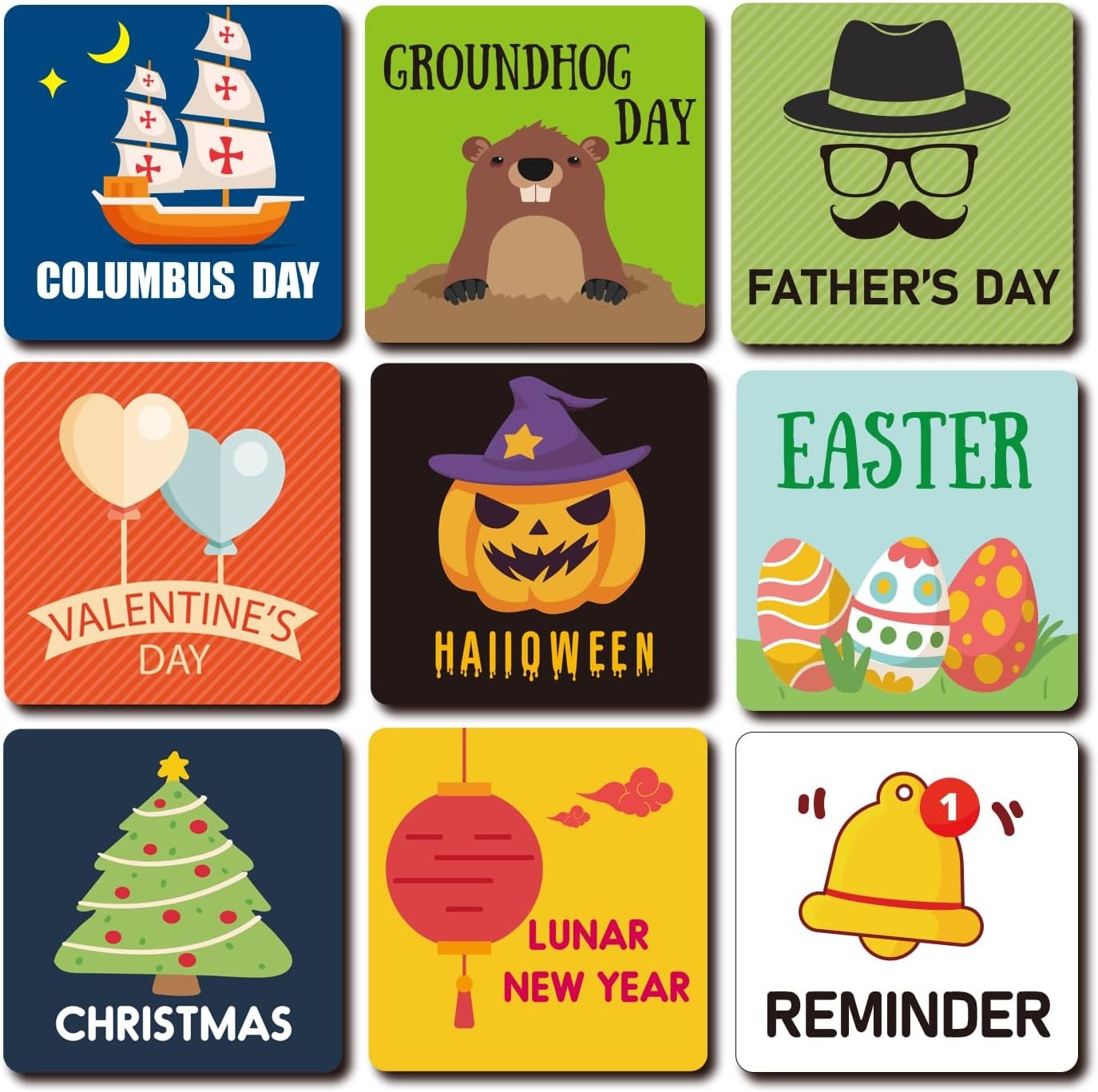 42Pcs Holiday Magnets for Magnetic Calendar, Holiday Refrigerator Magnets for Calendar Whiteboard, Dry Erase Boards, Calendar Magnets Accessories for Home Classroom Office