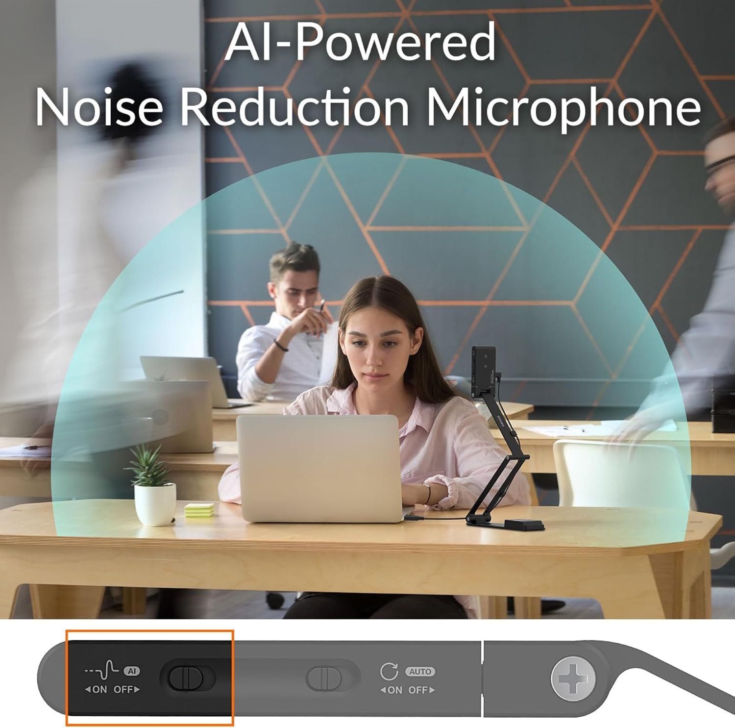 Innex DC500 13MP 4K USB Document Camera, Webcam & Scanner, 3-in-1, 13MP, Noise-Cancelling Mic, Dual Autofocus, Auto Flip, Built-in LED lamp, OCR, Win, Mac, Chromebook, Distance Education, Meetings - Image 5