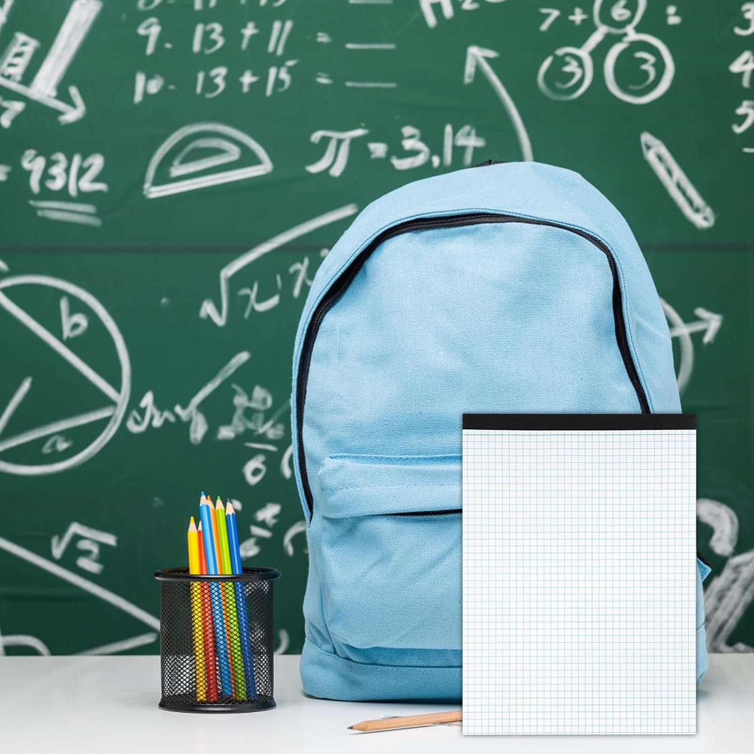 Grid Paper Notebook 8.5 X 11, 4x4 Graph Paper,-Sturdy Cardboard Backing, Graph Paper Pad for School, Office, Home, 70 Gsm Grid Paper, 2 Packs, 30 Sheets/Pad - Image 7