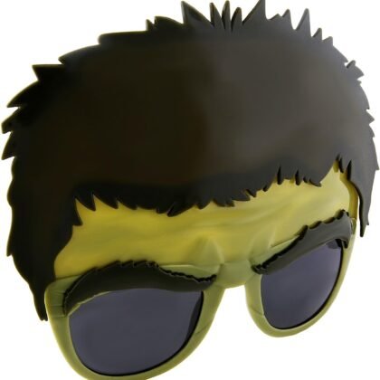 Sun-Staches Avengers Sunglasses | Hulk, Iron Man, Thor, or Captain America Costume Accessory | UV 400 | One Size Fits Most