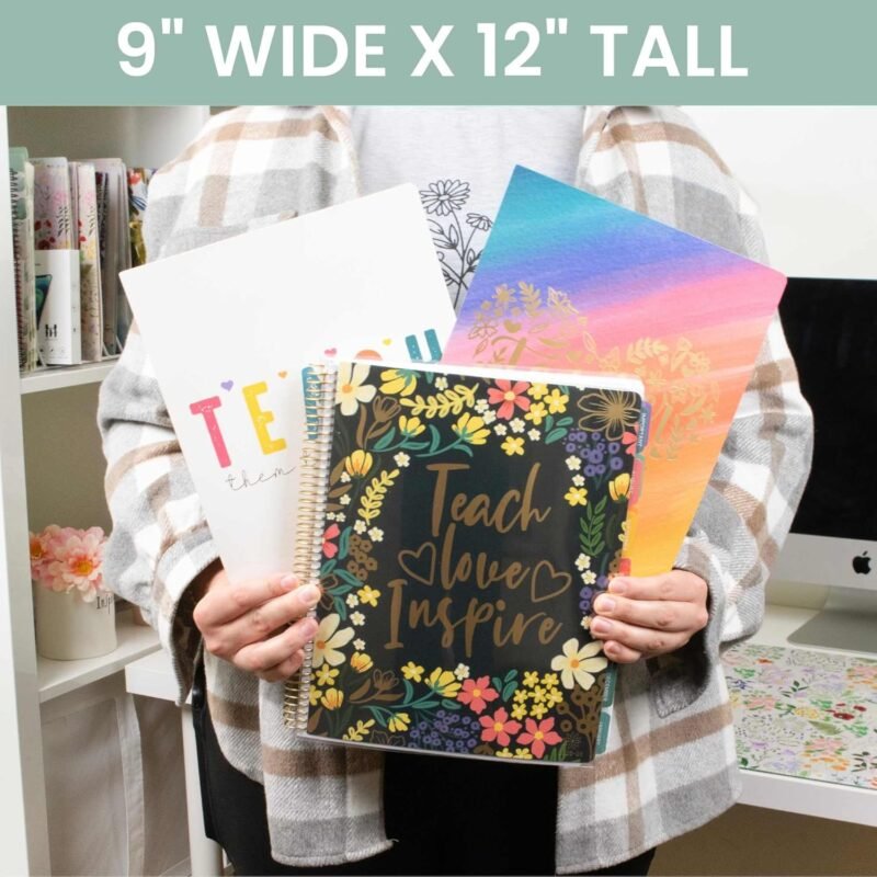 bloom daily planners 2025-2026 Academic Year Teacher Planner & Calendar - 7 Period Lesson Plan Organizer Book for Classroom or Homeschool - 9" x 11" (Interchangeable Cover) - Bold & Bright - Image 7