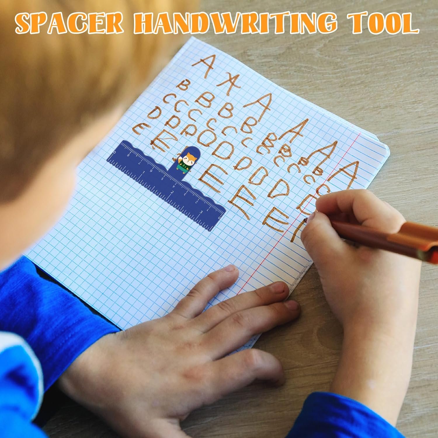 Honoson 100 Pcs Finger Spacers for Kids Writing, Handwriting Tool, Colorful Animal Dyslexia Spacers for Kids Handwriting, Kindergarten Back to School Classroom Supplies, 20 Styles - Image 4