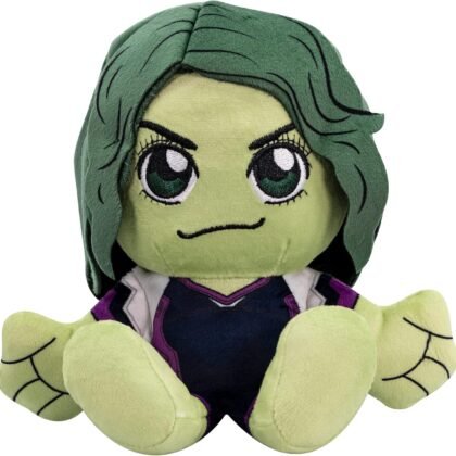 Bleacher Creatures Marvel She Hulk 8" Kuricha Sitting Plush- Soft Chibi Inspired Toy