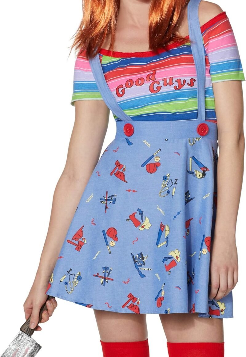 Spirit Halloween Child's Play Adult Chucky Costume | Officially Licensed | Couple | TV and Movie - Image 3