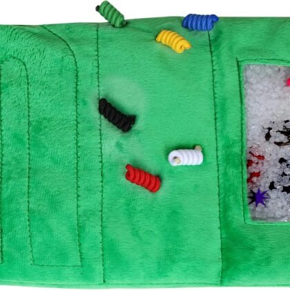 Fun and Function Busy Fingers Fidget Lap Pad - Weighted Sensory Mat & Fidget Pillow - Weighted Lap Pad for Kids - Sensory Activity Pad for Kids & Adults - Great Dementia Activity for Seniors