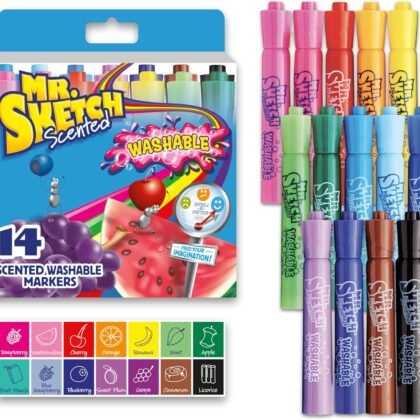 Mr. Sketch® Scented Markers Chisel Point Assorted Pack Of 14
