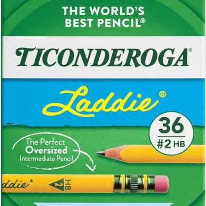 Ticonderoga® Tri-Write Pencils, With Erasers, #2 Lead, Yellow, Pack Of 36