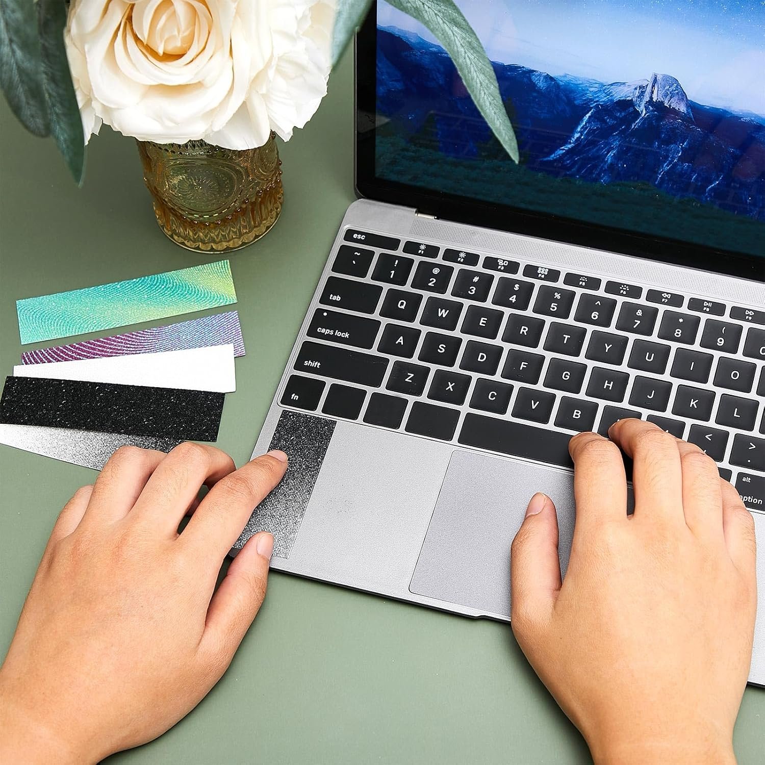 36 Pcs Anxiety Sensory Stickers Mental Health Stickers Fidget Textured Strips Toys Adhesive Tactile Calm Relief Items for Adults Desk School Counselor Classroom(Gradient Style) - Image 6