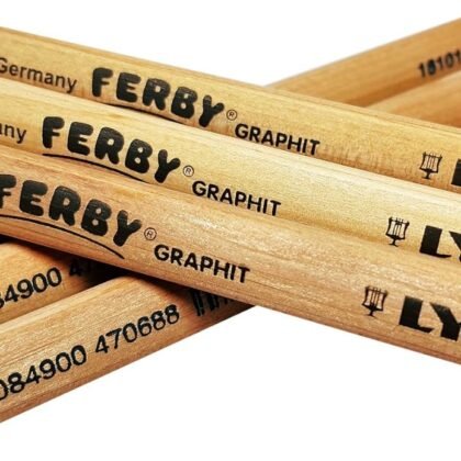 Lyra Ferby Short Tri Grip Triangular Children's Pencils for Kindergarten, School Supplies, Beginner Writing, 6 Count