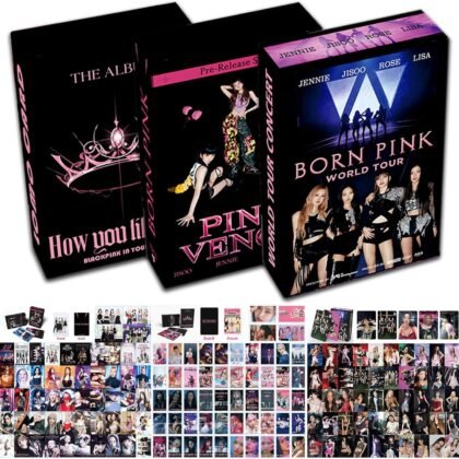 KPOPBTS Born Pink Photocards New Album 165 PCS/3 Pack Lomo Cards Gift for Blink Boys and Girls