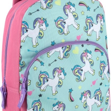15 Inch Kids Backpacks for Boys & Girls | Preschool, Kindergarten, Elementary School Backpacks with Adjustable, Padded Straps (Upbeat Unicorns)
