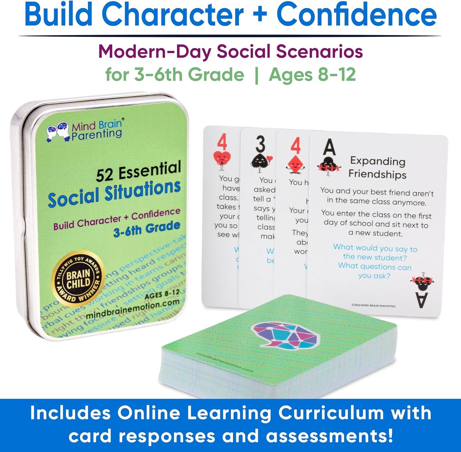 52 Essential Social Situations - Social Skills Activities for Kids (3-6th Grade) - Social Emotional Learning & Growth Mindset for Family, Classroom, Counseling - Conversation Card Games for Kids 8-12 - Image 2