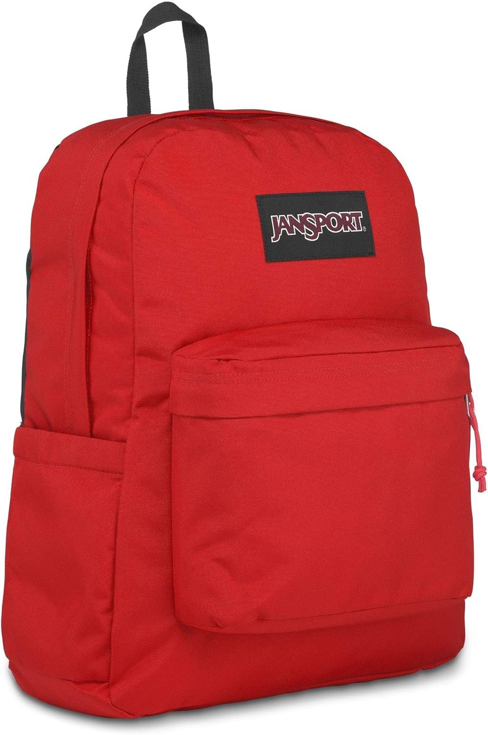 JanSport SuperBreak Plus Backpack with Padded 15-inch Laptop Sleeve and Integrated Bottle Pocket - Spacious and Durable Daypack for Work and Travel - Red Tape