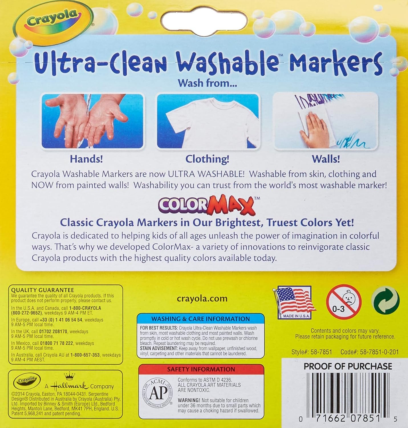 Crayola Ultraclean Broadline Classic Washable Markers (2-Pack) - Image 2