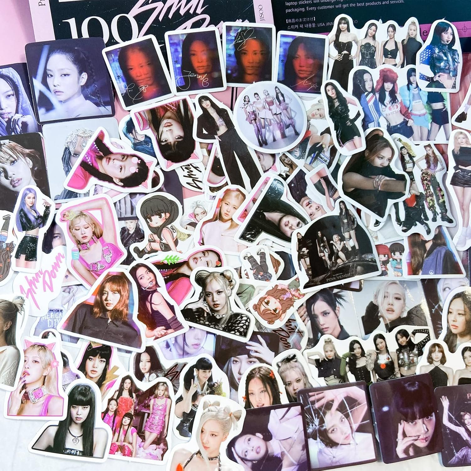 KPOPBP 159 Pcs Born Pink Album Gift Box Set Blink Fans Gift Merchandise Photocards Birthdays Party Decorations Kpop Lanyard Stickers - Image 5