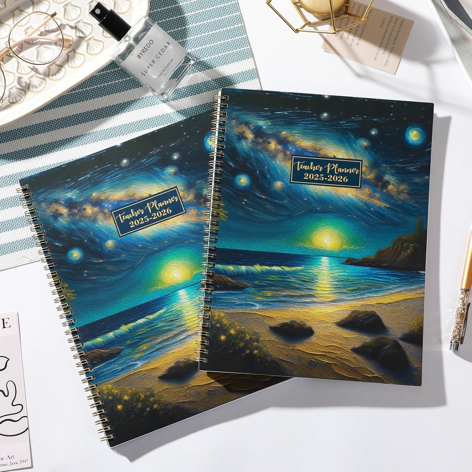 Teacher Planner 2025-2026 - Teacher Lesson Planner 2025-2026, 9" x 11", Jul.2025 - Jun.2026, Weekly & Monthly Lesson Plan Book for Teachers with Back pocket, Colorful Tabs - Image 2