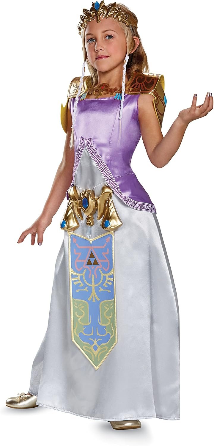Zelda Deluxe Legend of Zelda Nintendo Costume, Large/10-12