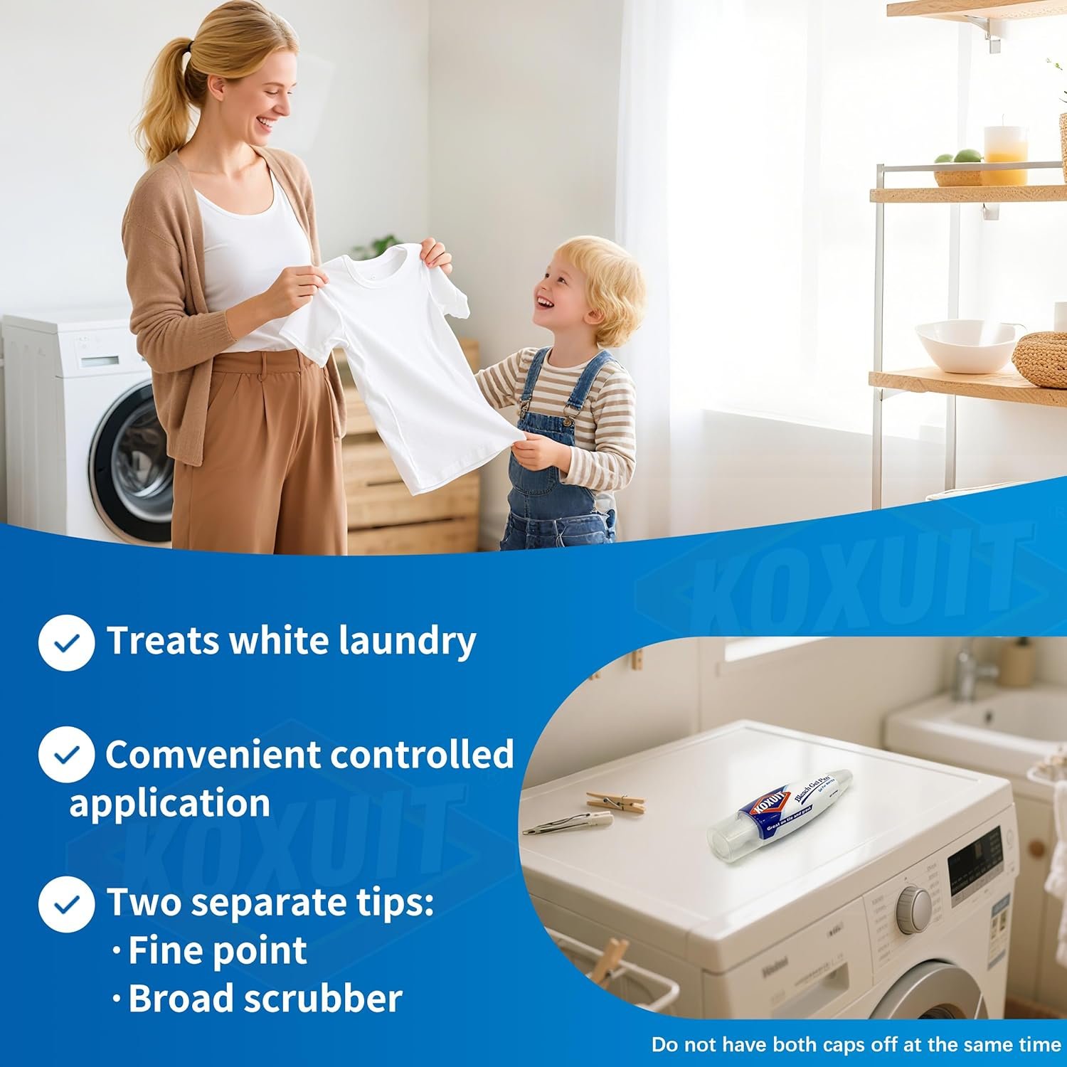 Bleach Pen,Bleach Pen for Clothing,bleach gel Pen,Stain Remover Pen, Mold Stain Remover Gel Cleaner, Clothing bleached DIY design, Travel Accessories, Lnstantly Remove Stains(Milky white) 1PCS. - Image 5