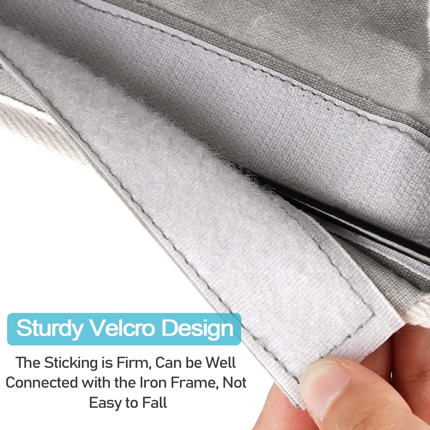 Loghot Bedside Caddy/Bedside Storage Bag Hanging Organizer for Bunk and Hospital Beds,Dorm Rooms Bed Rails,Can be Placed Glasses,Books,Mobile Phones,Keys (Grey) - Image 5