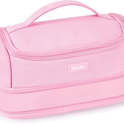 Sooez Super Large Pencil Case, Expandable Extra Big Capacity Pencil Pouch Pen Holder Box Organizer, Portable High Capacity Stationery Bag, Cute Aesthetic School Supplies For Teen Girls, College