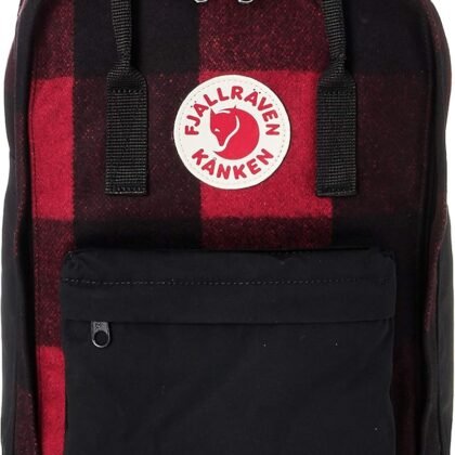 Fjällräven 15" Kånken Re-Wool Laptop Red/Black One Size
