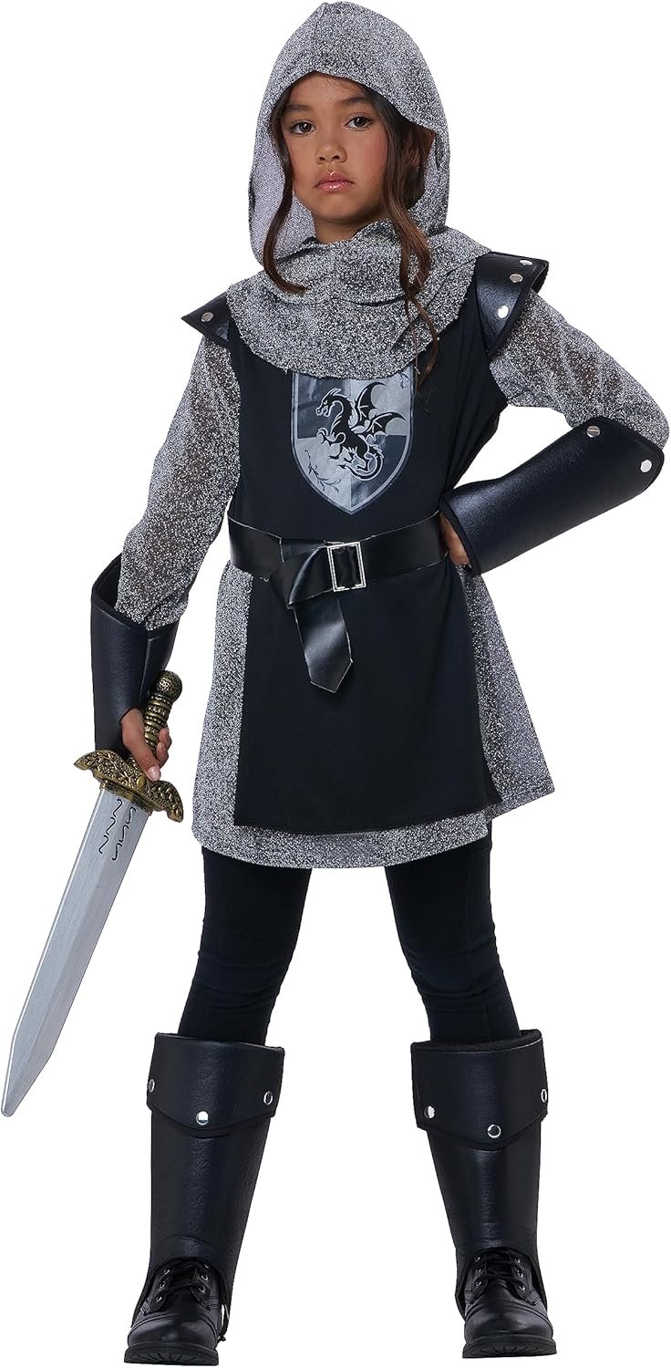 Girls Noble Knight Costume - Image 4
