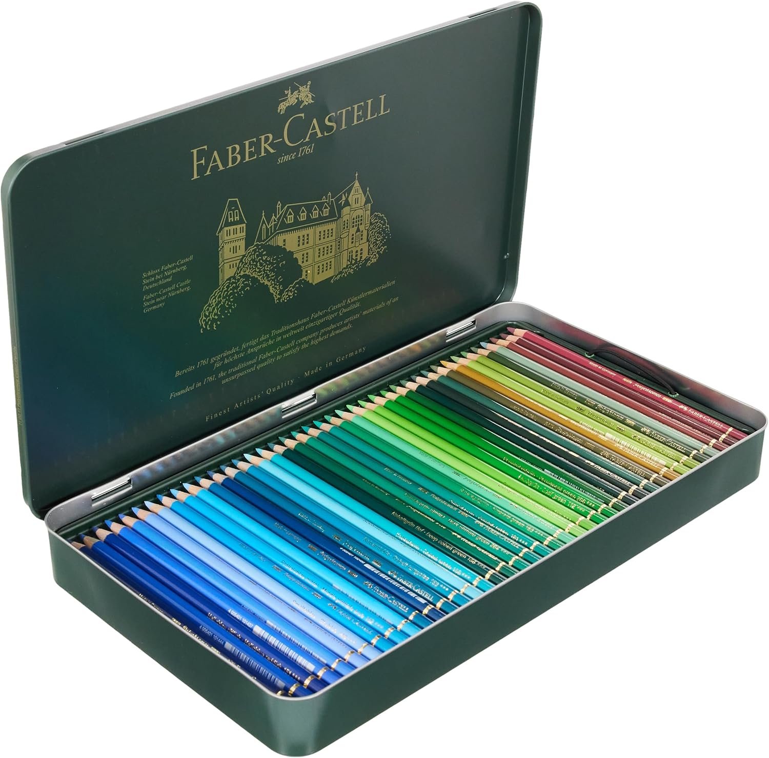 Faber-Castell Polychromos Artists' Color Pencils - Tin of 120 Colors - Premium Quality Artist Pencils - Image 5