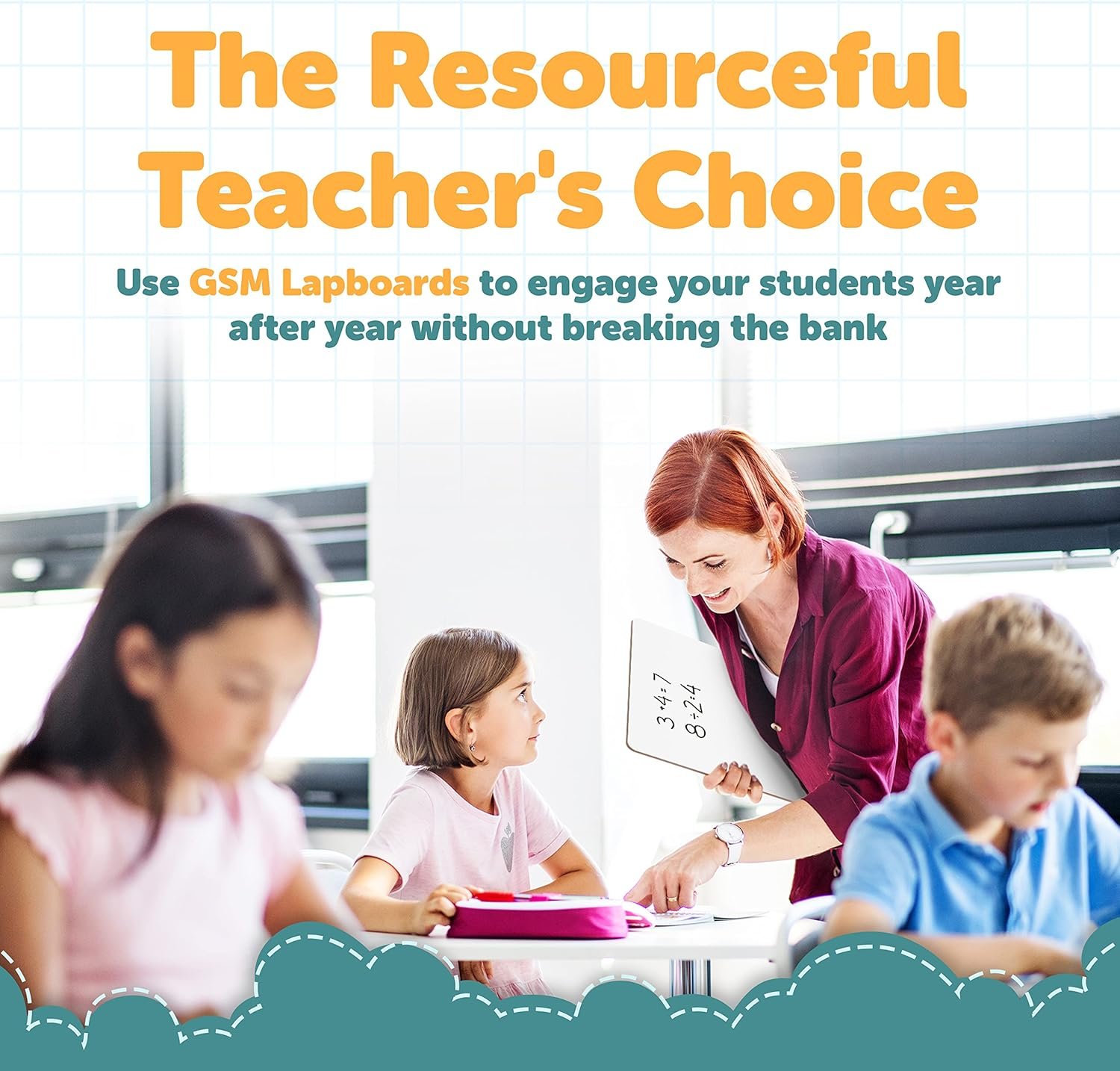 Dry Erase Lapboards - Pack of 48 Whiteboard Set - 9x12 - Student Single Sided - Improve Children's Classroom Learning with Reusable, Durable, Portable White Boards - Image 7