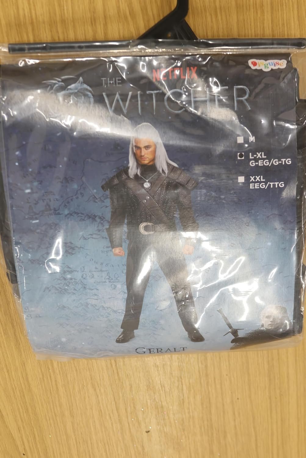 Disguise mens Geralt Costume for Men, Official the Witcher Costume Outfit and Faux Armor - Image 6