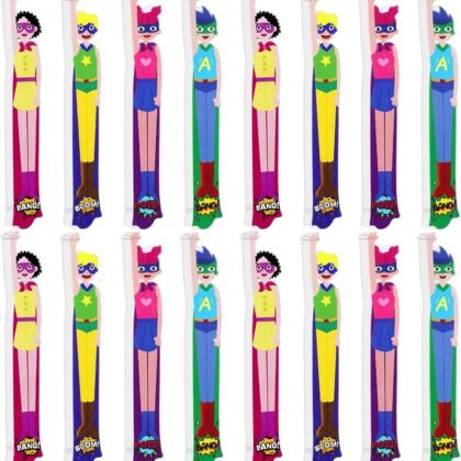 Junkin 32 Pieces Writing Tools Spacers for Writing Handwriting Spacer Tool Classroom Management Tools for Students to Learn Proper Word Spacing(Hero)