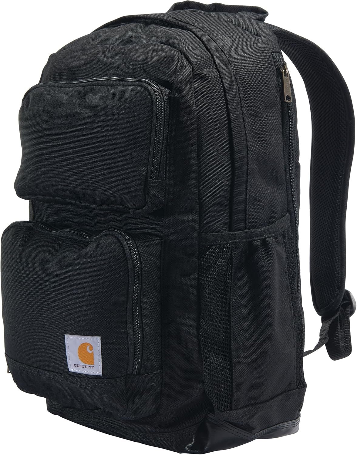 Carhartt 28L Dual-Compartment Backpack, Durable Pack with Laptop Sleeve and Duravax Abrasion Resistant Base, Black