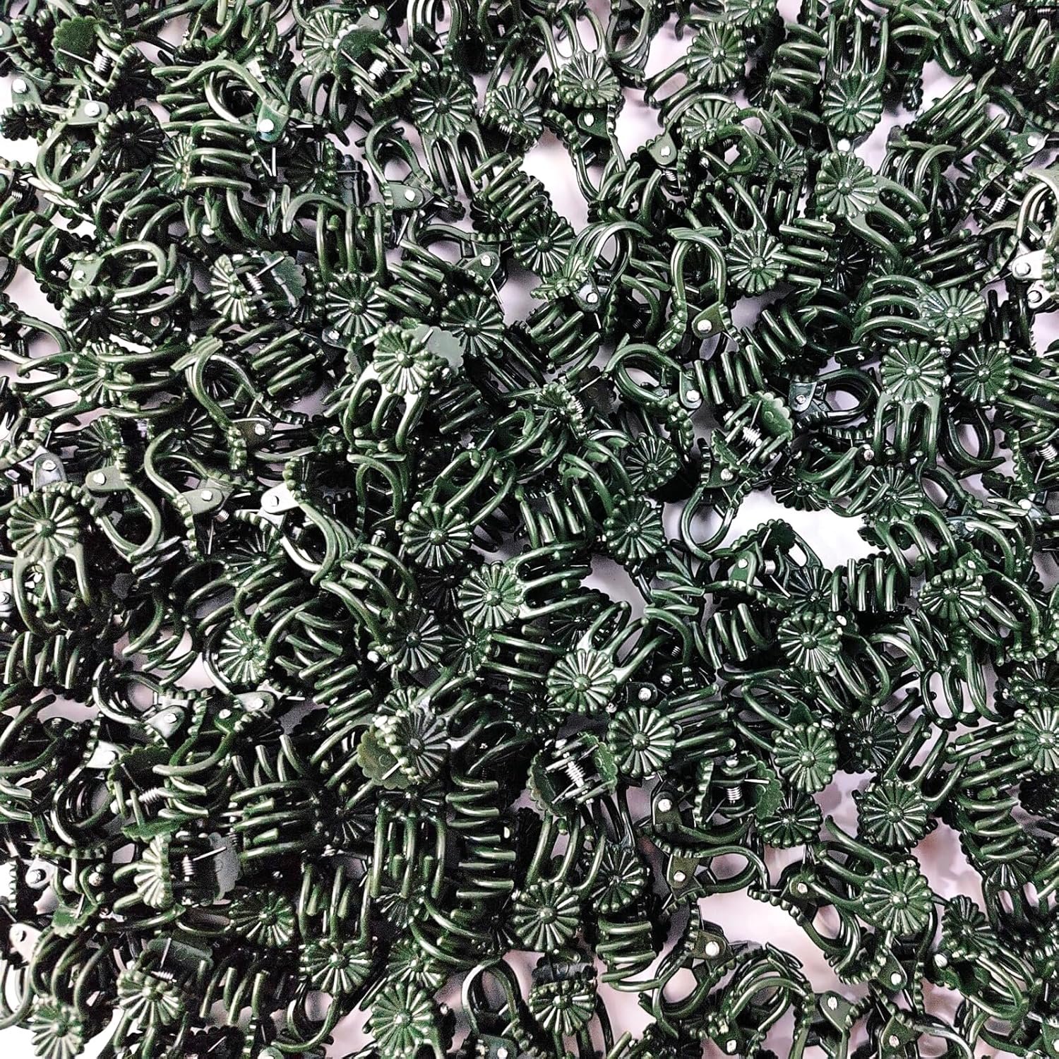 GXXMEI 400PCS Orchid Clips for Plants Support - Dark Green, for Small - Middle Climbing Plants Vine Plants & Single Stem Plants - Image 5