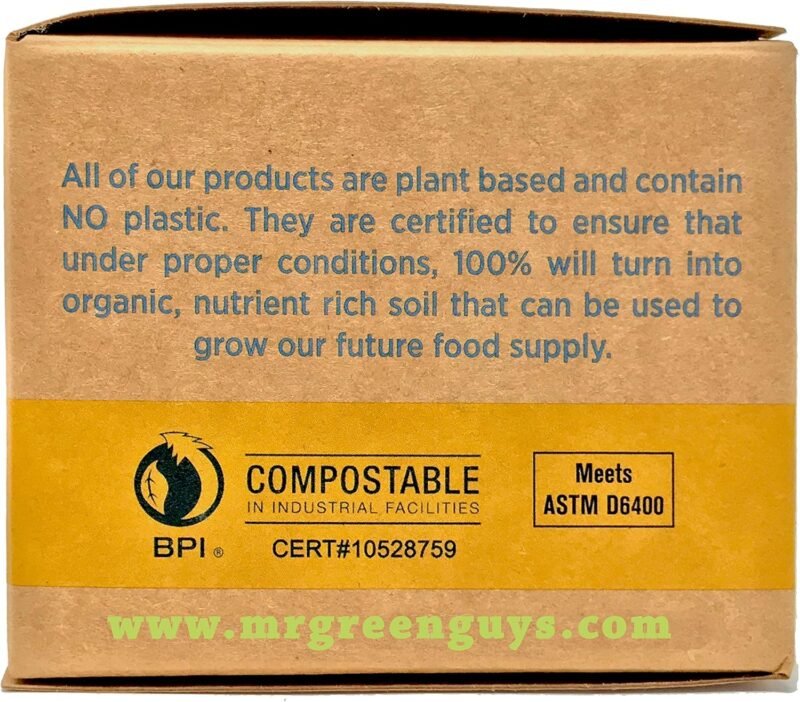 Compostable Heavyweight Disposable Forks - 100 Count CPLA Forks - Eco Friendly Compostable Forks Made from Cornstarch - Image 3