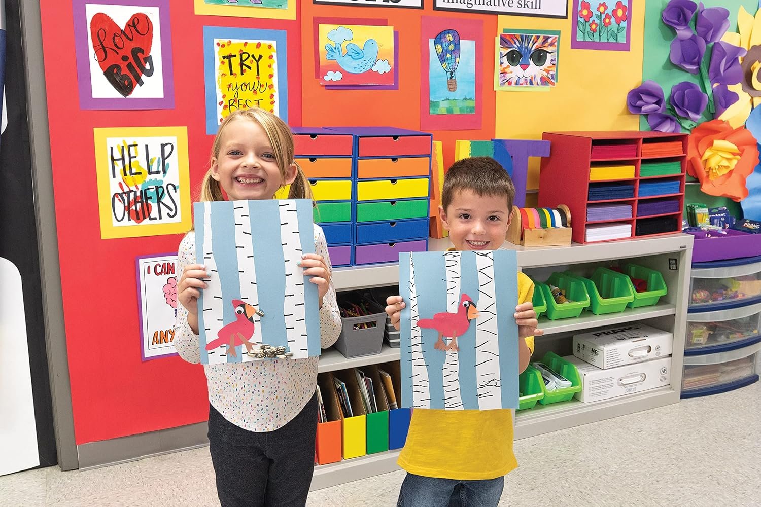 Prang (Formerly SunWorks) Medium Weight Construction Paper Pad, 8 Assorted Colors, 9" x 12", 48 Sheets - Image 6