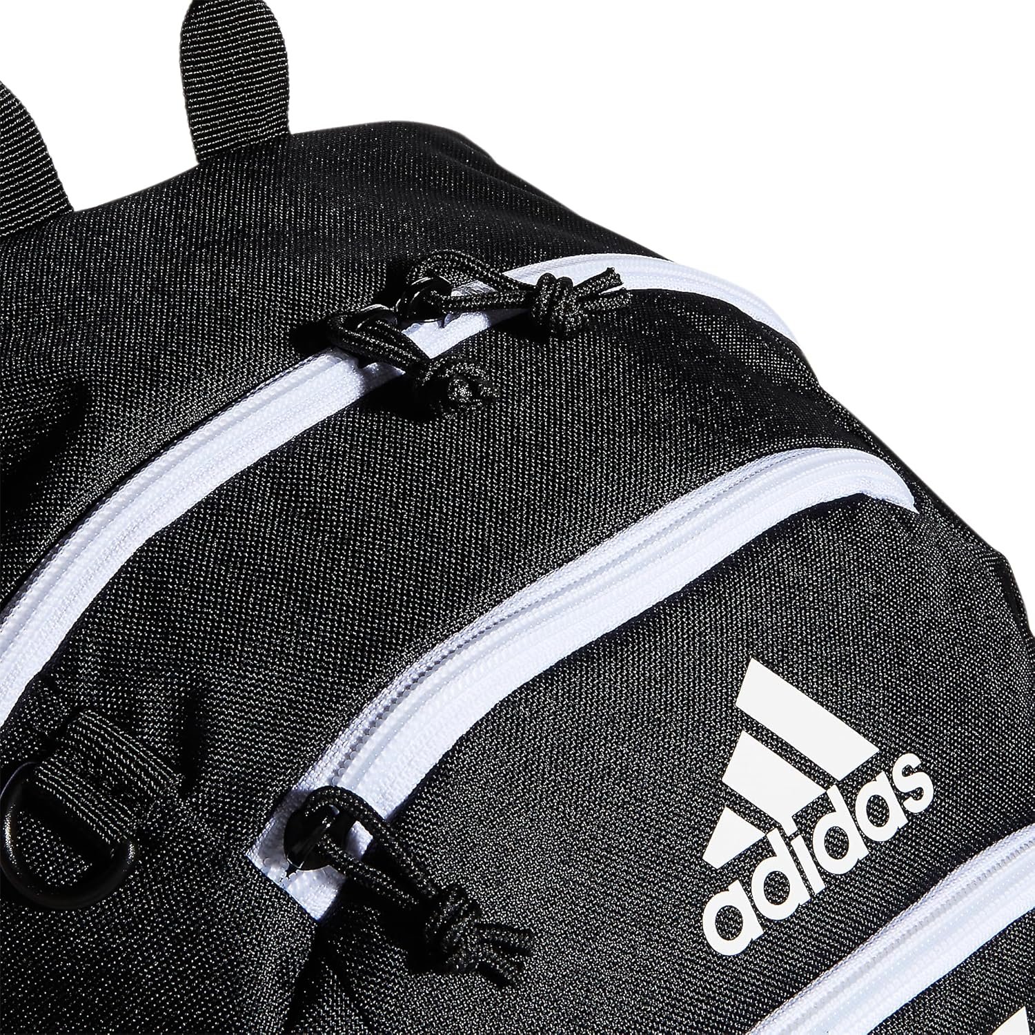 adidas Creator Laptop Backpack for Women and Men, Comfortable and Durable Small Athletic Bag, Black/White, One Size - Image 8