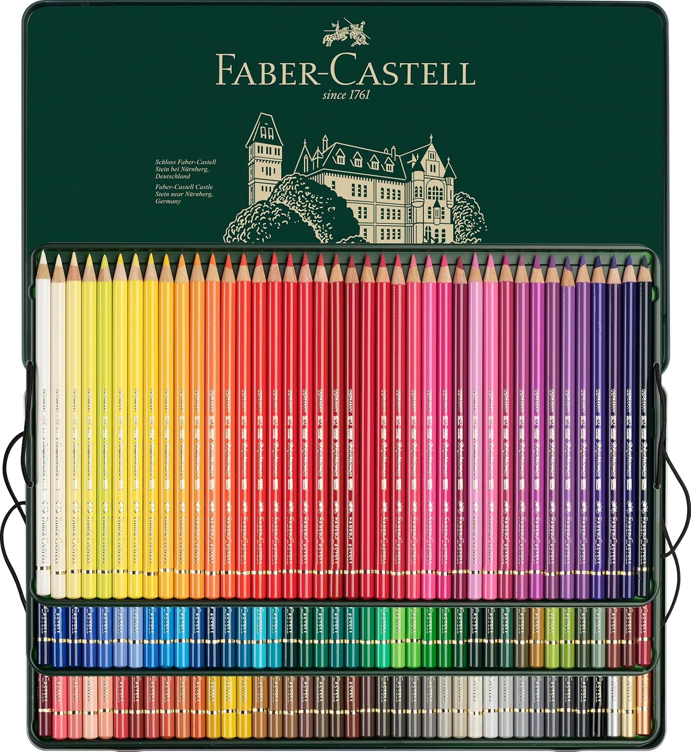 Faber-Castell Polychromos Artists' Color Pencils - Tin of 120 Colors - Premium Quality Artist Pencils - Image 4