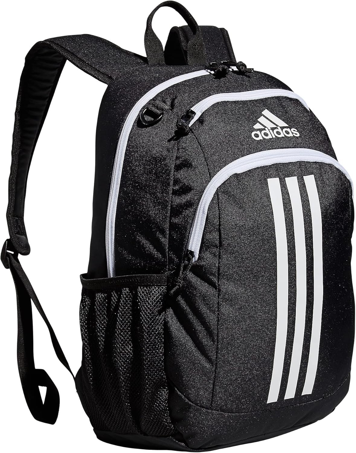 adidas Creator Laptop Backpack for Women and Men, Comfortable and Durable Small Athletic Bag, Black/White, One Size
